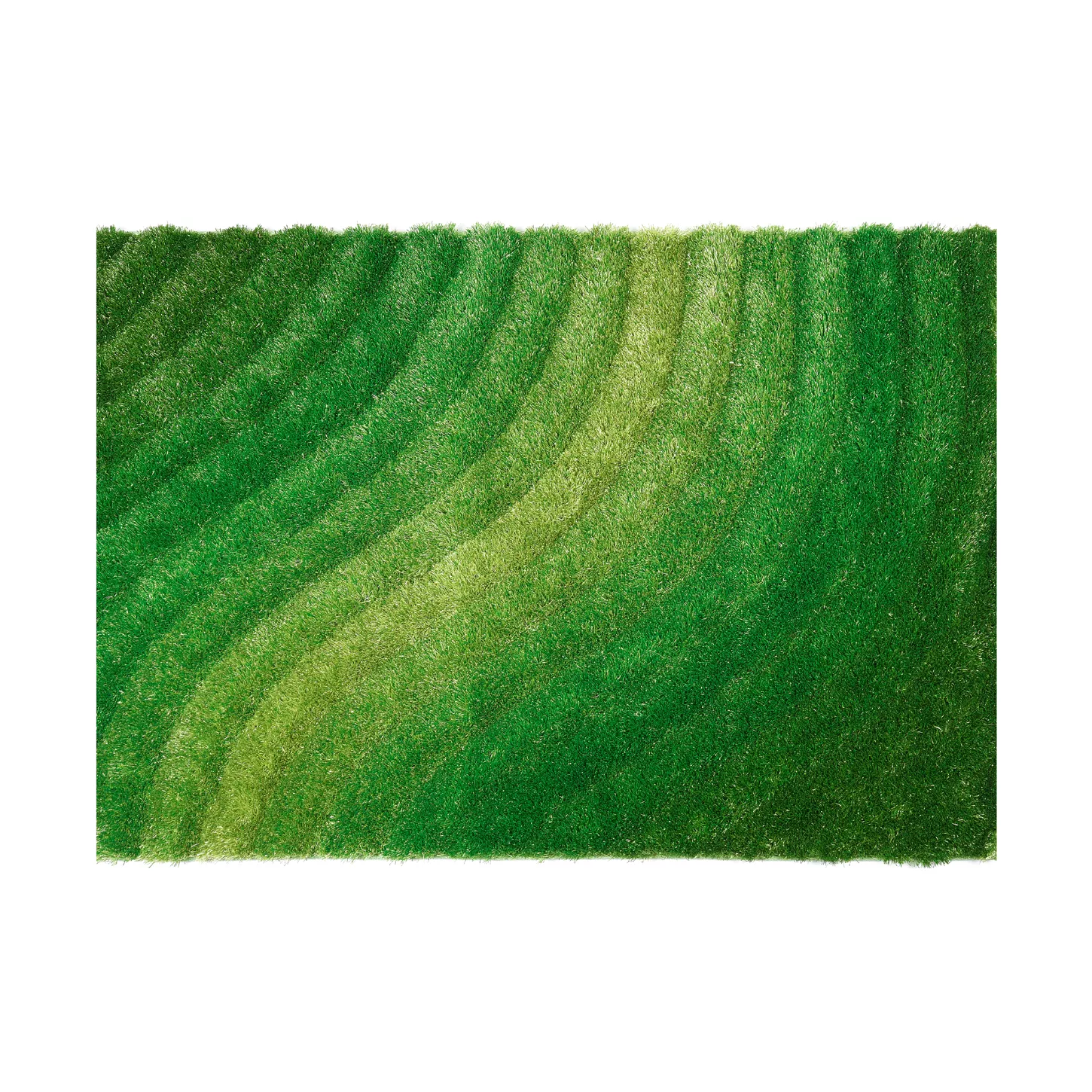 Alfombra suave y moderna, 100x150cm color verde