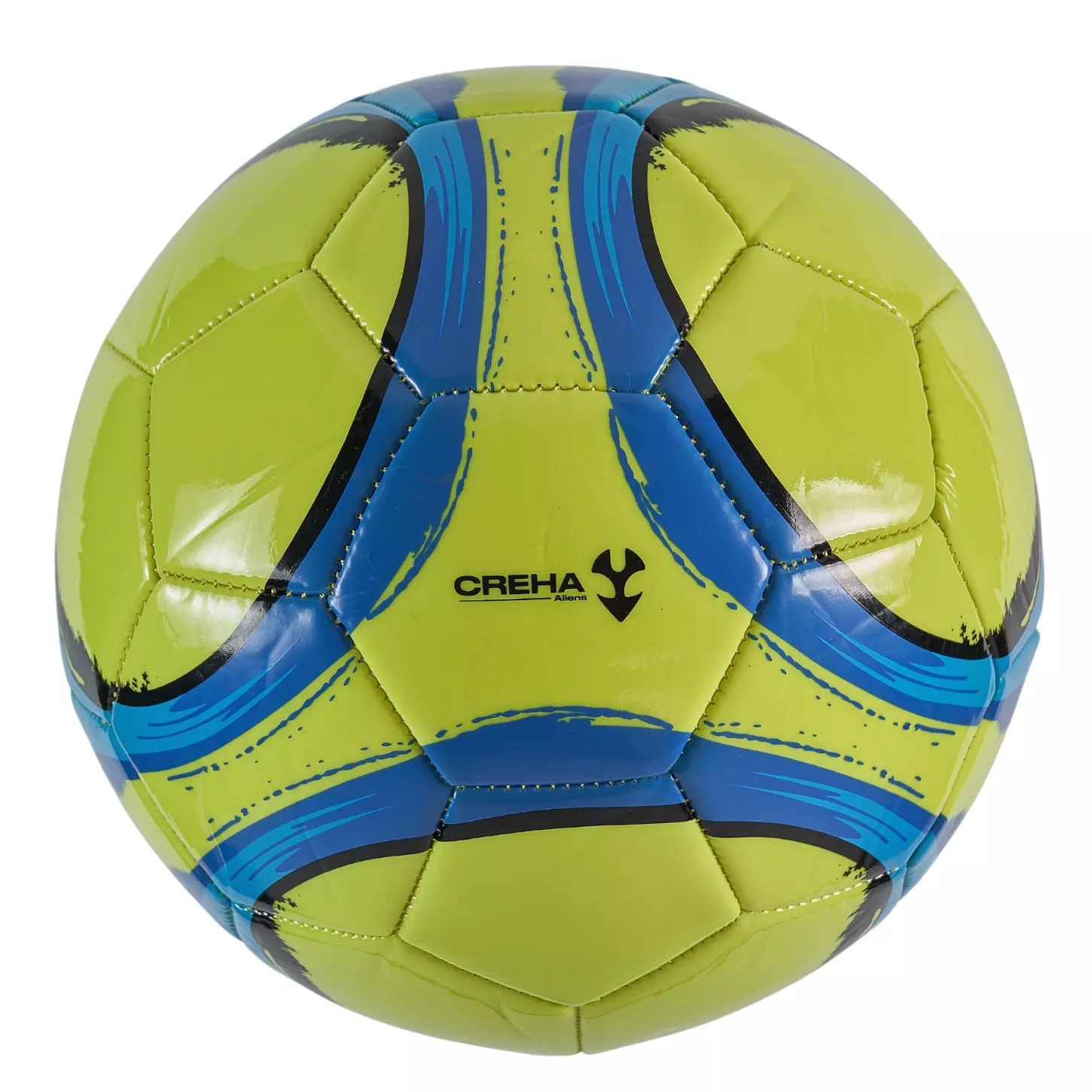 Balón de fútbol amarillo cosido tamaño 5 - CREHA