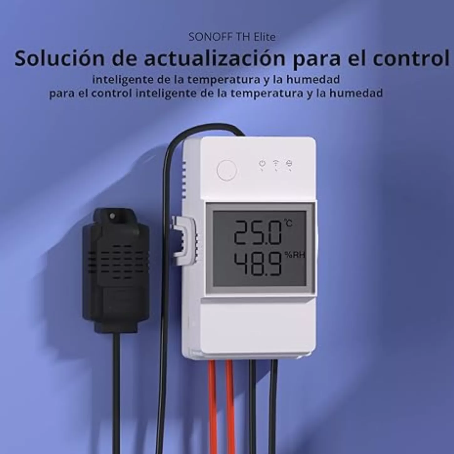 Interruptor Medidor Temperatura&Humedad THR3 20A WiFi SONOFF