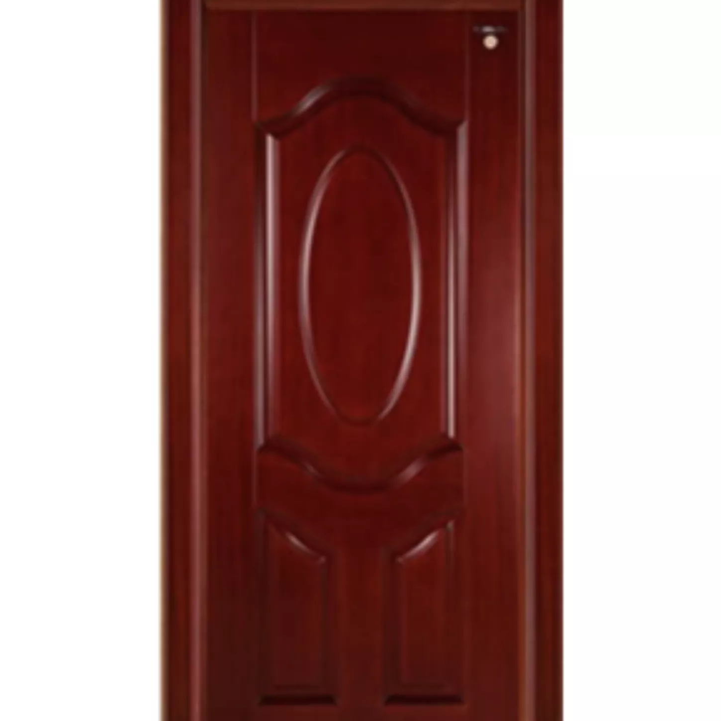 Puerta de Madera 3' x 7' Diseño #805 Caoba Uso Interior (Con marco y cerradura) PANATEX