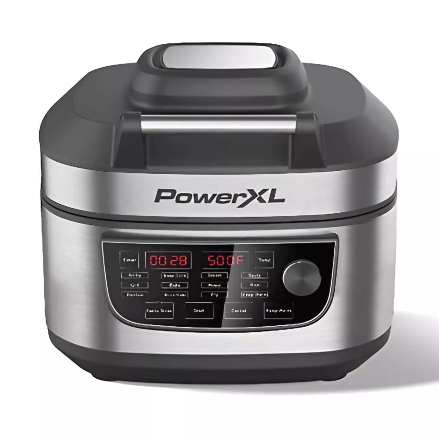 PowerXL 6Qt Deluxe: Grill y Freidora de Aire Multifunción 1550W - 12 Funciones en 1