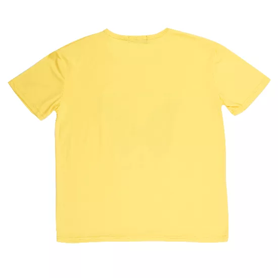 Camiseta para dama con estampado color amarillo
