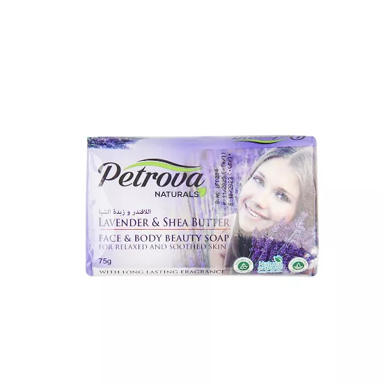 Jabón Lavender & Shea Butter-Relaxed & Soothed Skin 75 gm Petrova