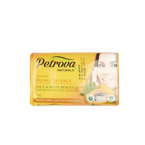 Jabón Papaya Extract - Bright Eeven Toned Skin 75 gm Petrova