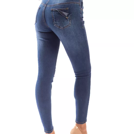Jeans de tiro alto para damas - Marca PRAIA™