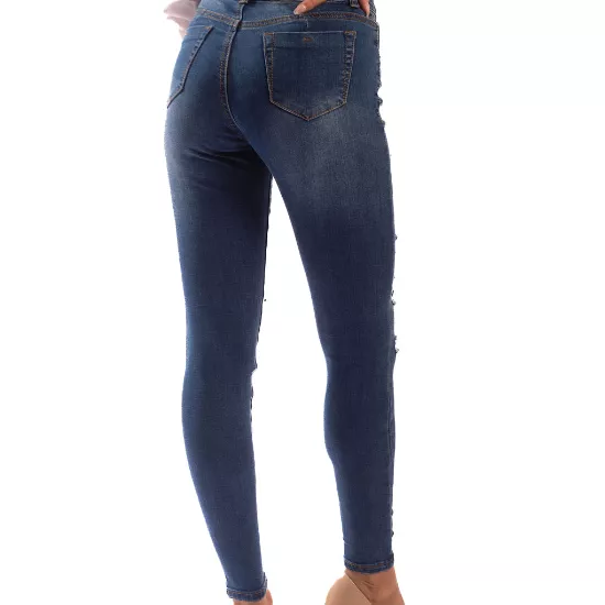 Jeans de tiro alto para damas - Marca PRAIA™