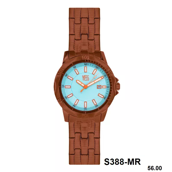 Reloj con material de acero inoxidable para caballero YESS S388