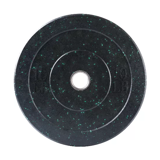 Disco de peso negro para barra 10lbs - GYM GET IN SHAPE