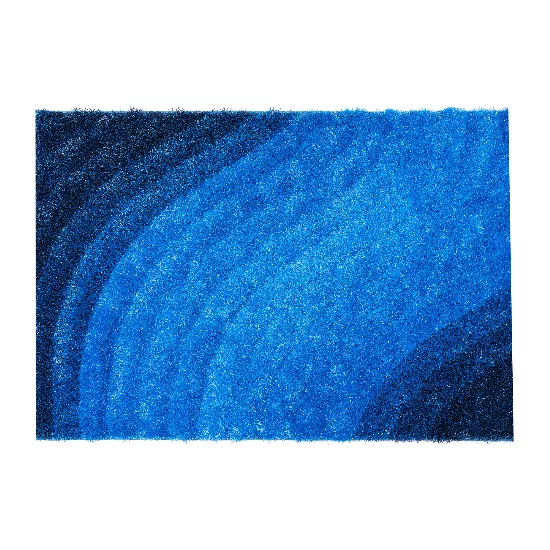 Alfombra de área 100x150cm color azul- Azurra