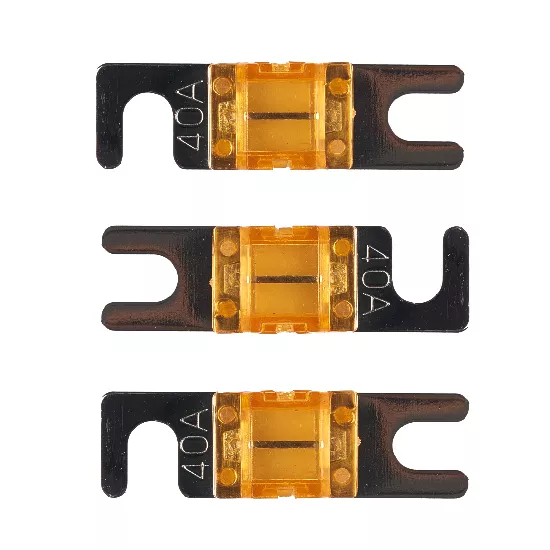 Paquete de 3 mini fusibles ANL de 40 amperios