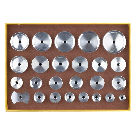 Kit de 25 tazos de aluminio para tapar relojes