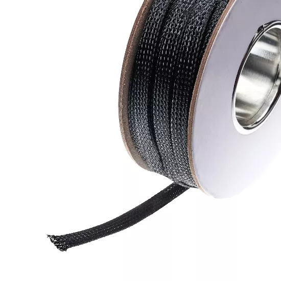 Cobertor de cables expandible de 3/8" negro