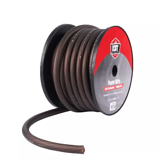 Rollo de cable calibre .0 50 color negro