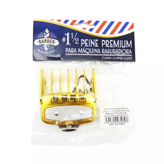 Peine De 1 1/2 Premium para maquina rasuradora dorado
