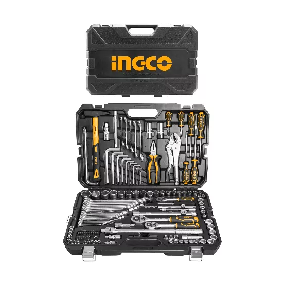 Set de 142 herramientas combinadas Ingco