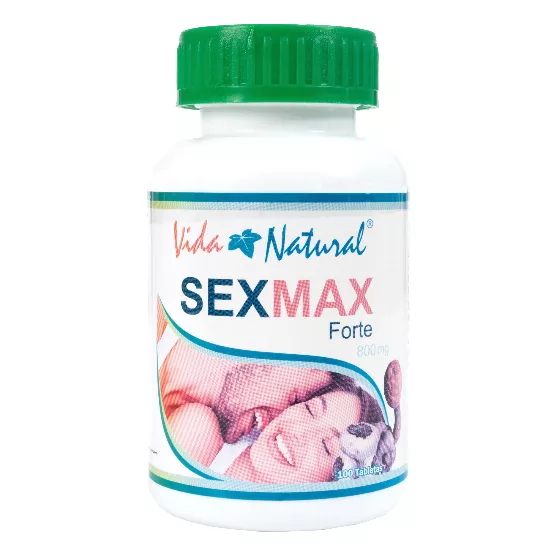 Medicina natural Sex Max Forte 800mg de 100 tabletas