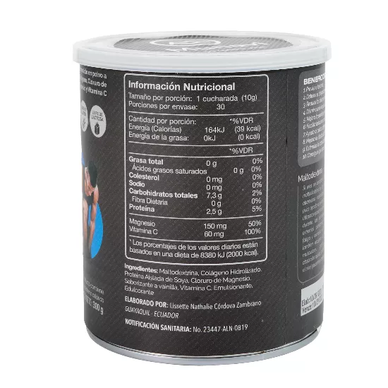 Suplemento Collagen Power con vitamina C y magnesio 300g