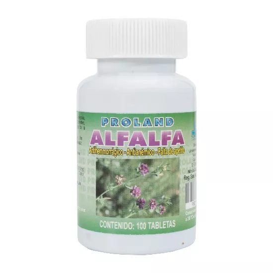 Medicina natural alfalfa 100 cápsulas