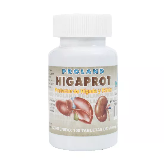 Higapront 500mg medicina natural para el hígado y riñon