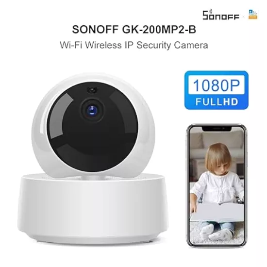 Cámara Seguridad 360 Sensor con Sirena GK200 WiFi SONOFF