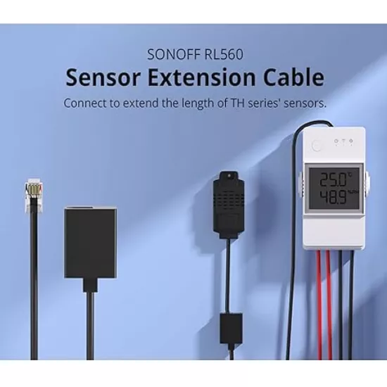 Cable Extensión Sensor Temperatura&Humedad RL560 5M SONOFF