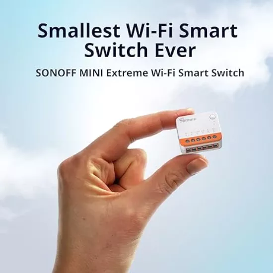 Interruptor Sencillo Oculto Extreme MiniR4 10A Smart Wi-Fi SONOFF