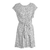 Traje de dama corto con amarre adelante