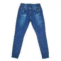 Jeans de dama con rasgado en la rodilla