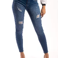 Jeans de tiro alto para damas - Marca PRAIA™