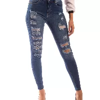 Jeans de tiro alto para damas - Marca PRAIA™