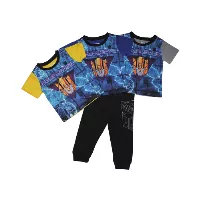 Pijamas Transformers para Niños con Logotipo de Autobots, Cintura Elástica - Tallas 2T/3T/4T, 60% Algodón 40% Poliéster