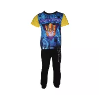 Pijamas Transformers para Niños con Logotipo de Autobots, Cintura Elástica - Tallas 2T/3T/4T, 60% Algodón 40% Poliéster