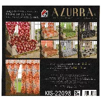Set de protectores para sofá con cortinas- AZURRA