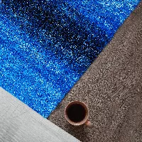 Alfombra Azul Con Diseño Moderno - AZURRA 100x150