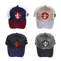 Gorra Polemik estilo camionera con logo Red Man - POLEMIK