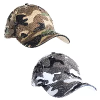 Gorra acrílica lisa camuflada