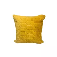 Cojín decorativo amarillo