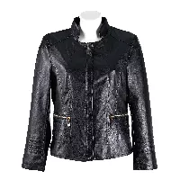 Jacket en cuerina de dama