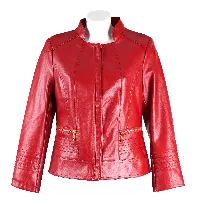 Jacket en cuerina de dama