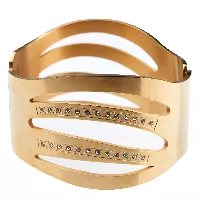 Brazalete de dama color dorado