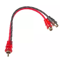 Cable divisor RCA "Y" adaptador de 1 macho a 2 hembras