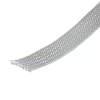 Protector de cable trenzado de 1/2" gris