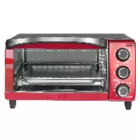 Horno tostador rojo BLACK + DECKER