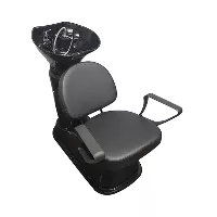 Lava cabezas Alemania - Diseño Ergonómico y Elegante para Salones de Belleza (Color Negro)