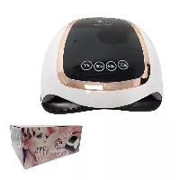 Lámpara UV/LED para Uñas Blanco con Rose Gold - 168 Watts, Secado Rápido y Eficiente