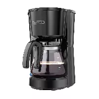 Cafetera personal Cafetera Individual y Taza Térmica Black+Decker, Negro y  Plata Use café molido o sobres de café pre-empaquetados para…