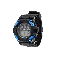 Reloj de hombre pantalla digital LCD con correa silicona negra — Miralles  Arévalo Joyeros