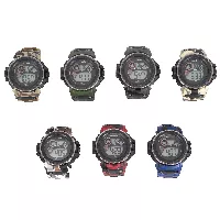 Reloj digital con estilo de camuflaje Polemik P-674P