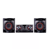 Minicomponente LG XBOOM CJ44 de 480W RMS Karaoke Auto DJ Bluetooth USB CD