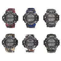 Reloj digital con estilo de camuflaje Polemik P-672P